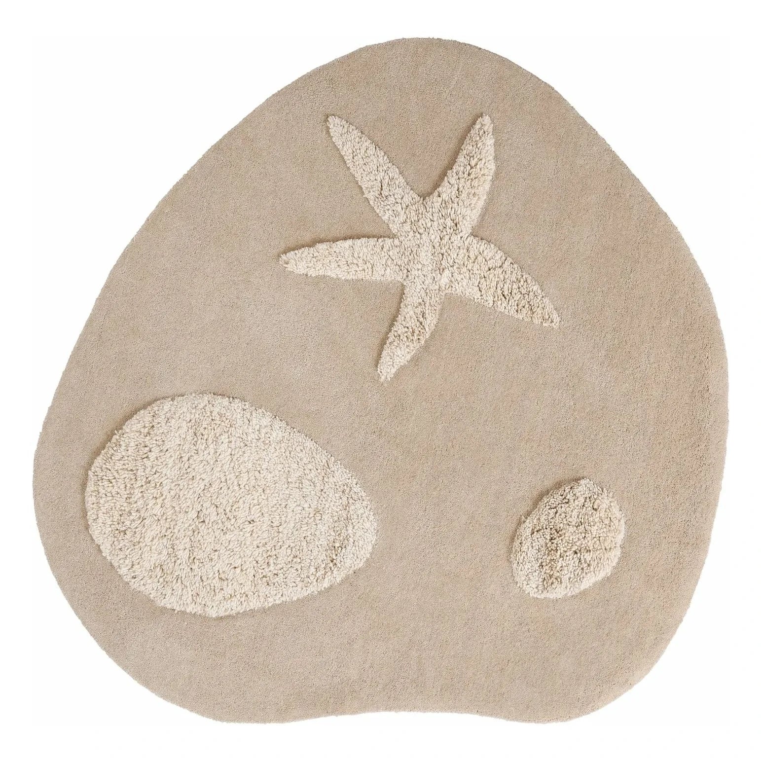 Ferm Living Kids - Kove Quasten Teppich | Sand