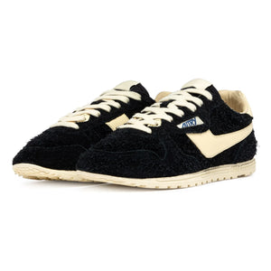 Autry – Windspin Low zweifarbige Sneaker aus Wildleder und Leder | Schwarz