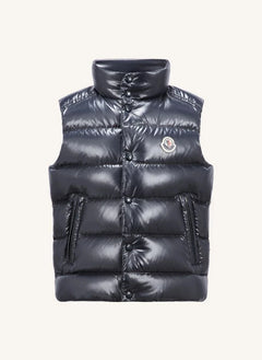 Moncler - Ärmellose Daunenweste Tib | Dunkelblau