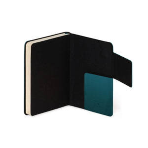 Legami - Liniert Notizbuch mit monochromem Softcover - Tiefteal - Mein Notizbuch