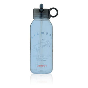 Liewood - Yang Tritan Su Şişesi - 500 ml | Race cars/Classic Navy