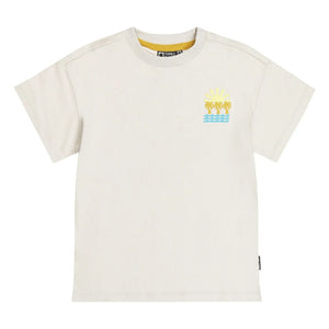 Trocknergeeignet – Oversize-T-Shirt „Saltwater“ | Recycelte Baumwolle | Ecru