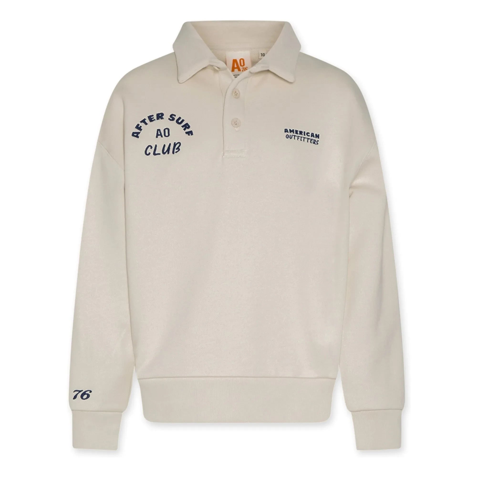 AO76 - Jack Club Poloshirt aus recycelter Baumwolle | Ecru