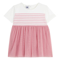 Petit Bateau - Barlotta Bio-Baumwollkleid | Rosa