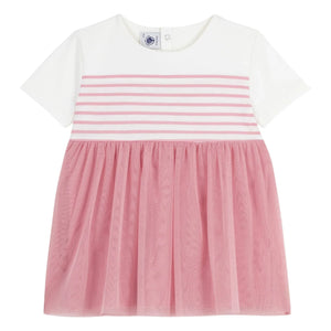 Petit Bateau - Barlotta Bio-Baumwollkleid | Rosa
