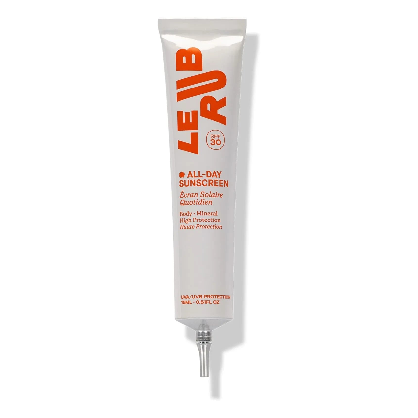 Le Rub - Ganztägiger Sonnenschutz-Körpercreme LSF30 - 15ml