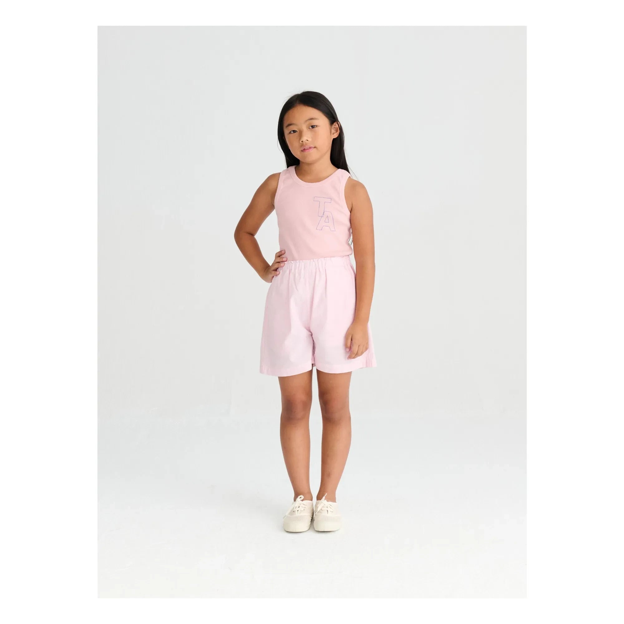 True Artist - Geripptes Camisole-Top Nr. 20 | Blasses Rosa