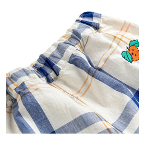 Bobo Choses - Karierte Hose aus Bio-Baumwolle | Ecru
