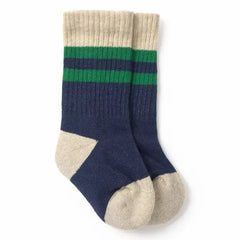 Cozmo - Color-Block-Socken | Marineblau