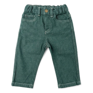 Bonpoint - Jeliott Bio-Baumwolljeans | Smaragdgrün
