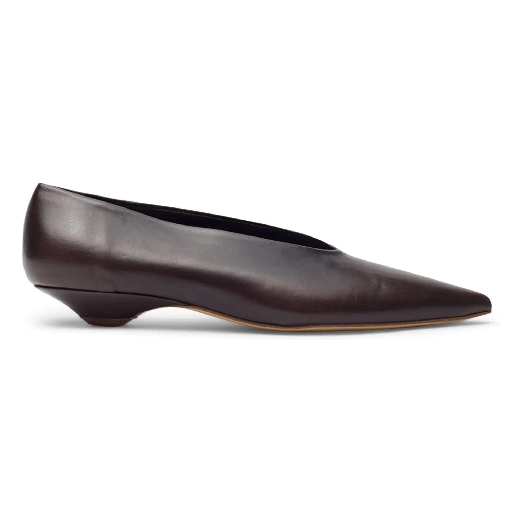 Augusta - Slingback aus Freya-Leder | Braun
