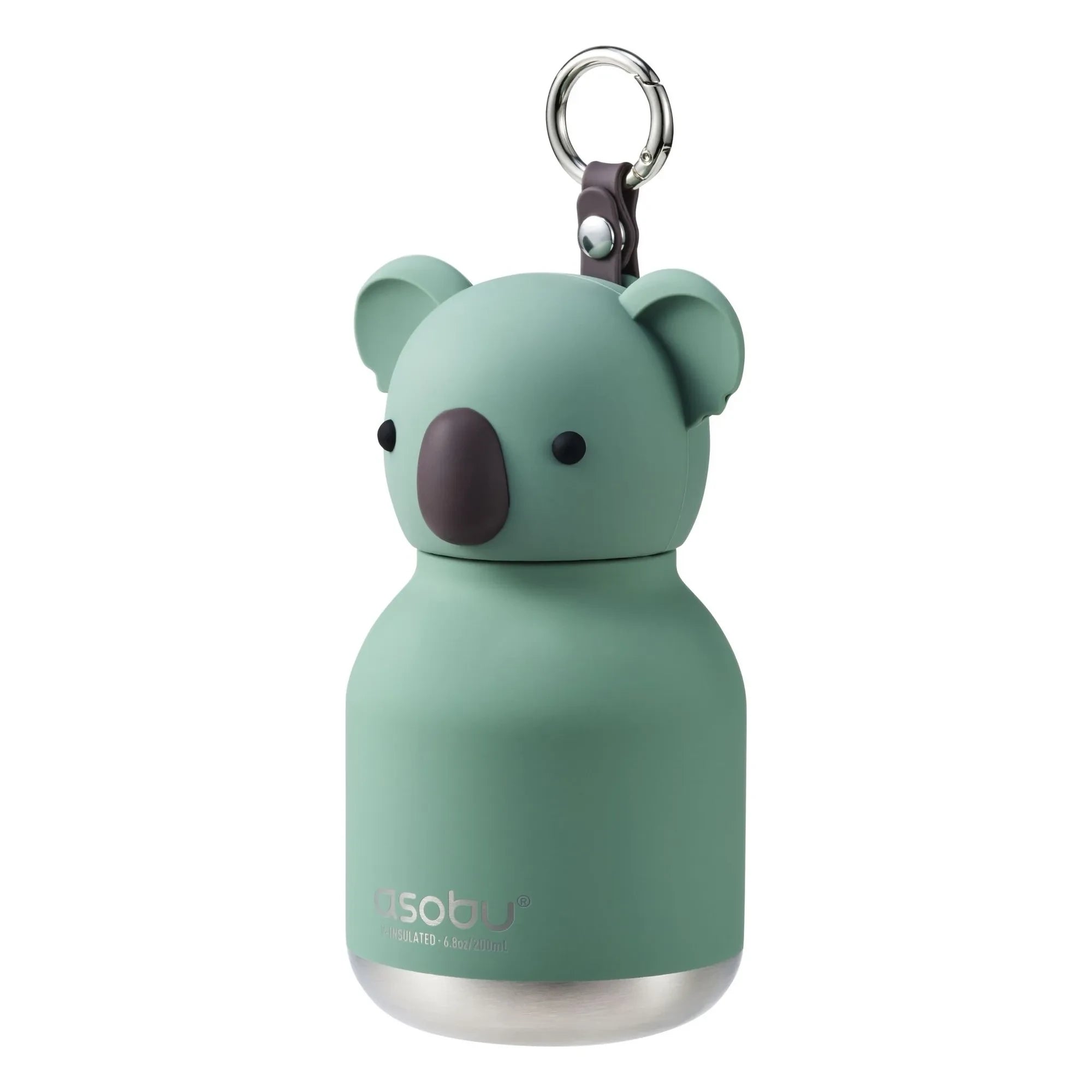 Asobu - Koala Edelstahl-Mini-Trinkflasche | Grau
