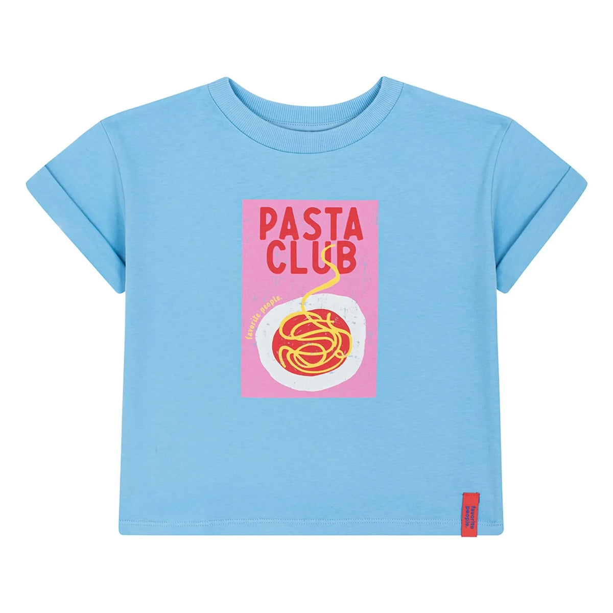 Favorite People - Pasta Club T-Shirt | Blau
