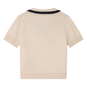 Bonpoint - Polo Lisette Wolle | Ecru