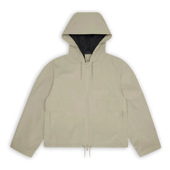 Rains – Suva Hardshell Short Drawstring Jacket W3 | Beige