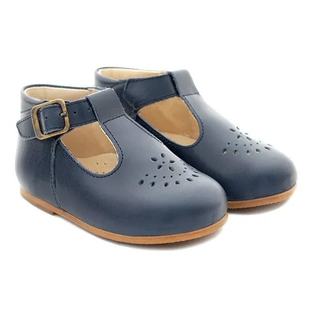Poppée - Milton T-Bar Mary Janes | Marineblau
