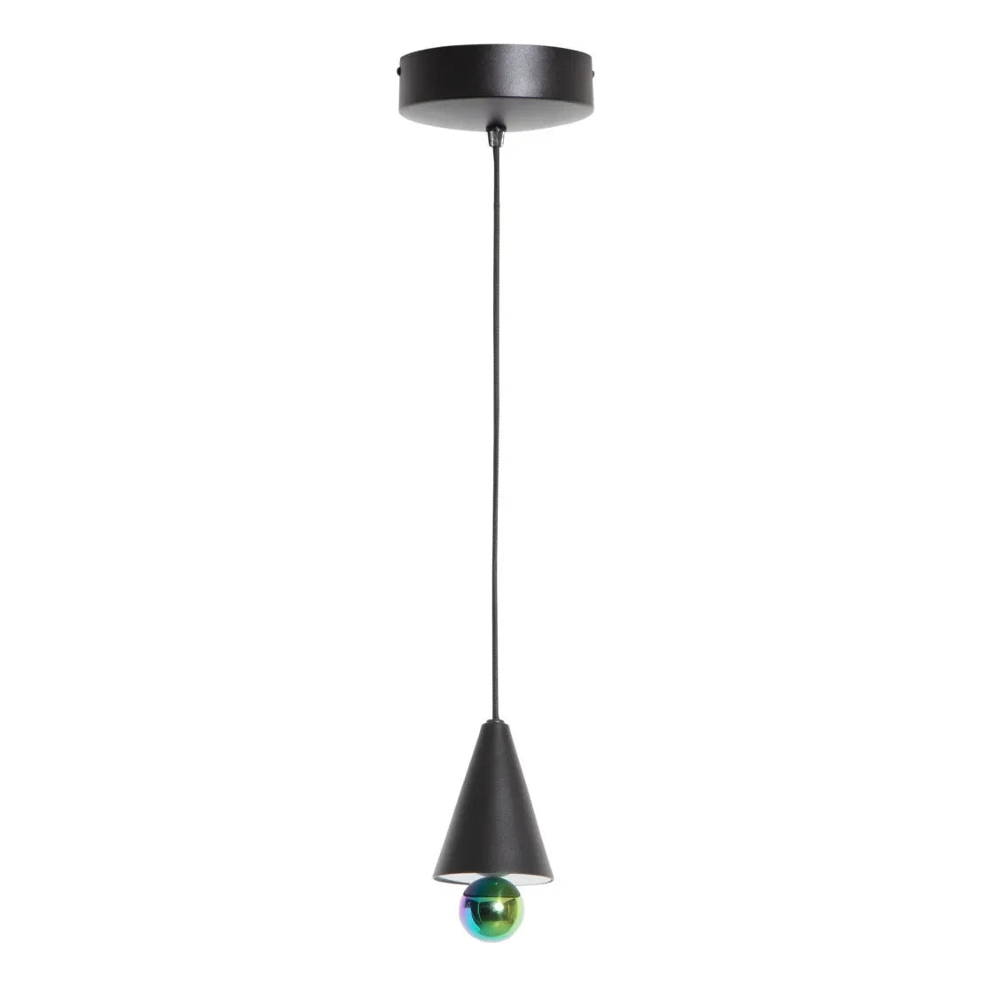 Petite Friture - Cherry Pendelleuchte aus recyceltem Aluminium | Schwarz