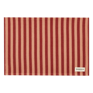 Gabrielle Paris - Garance gestreifter Tischset | Rot