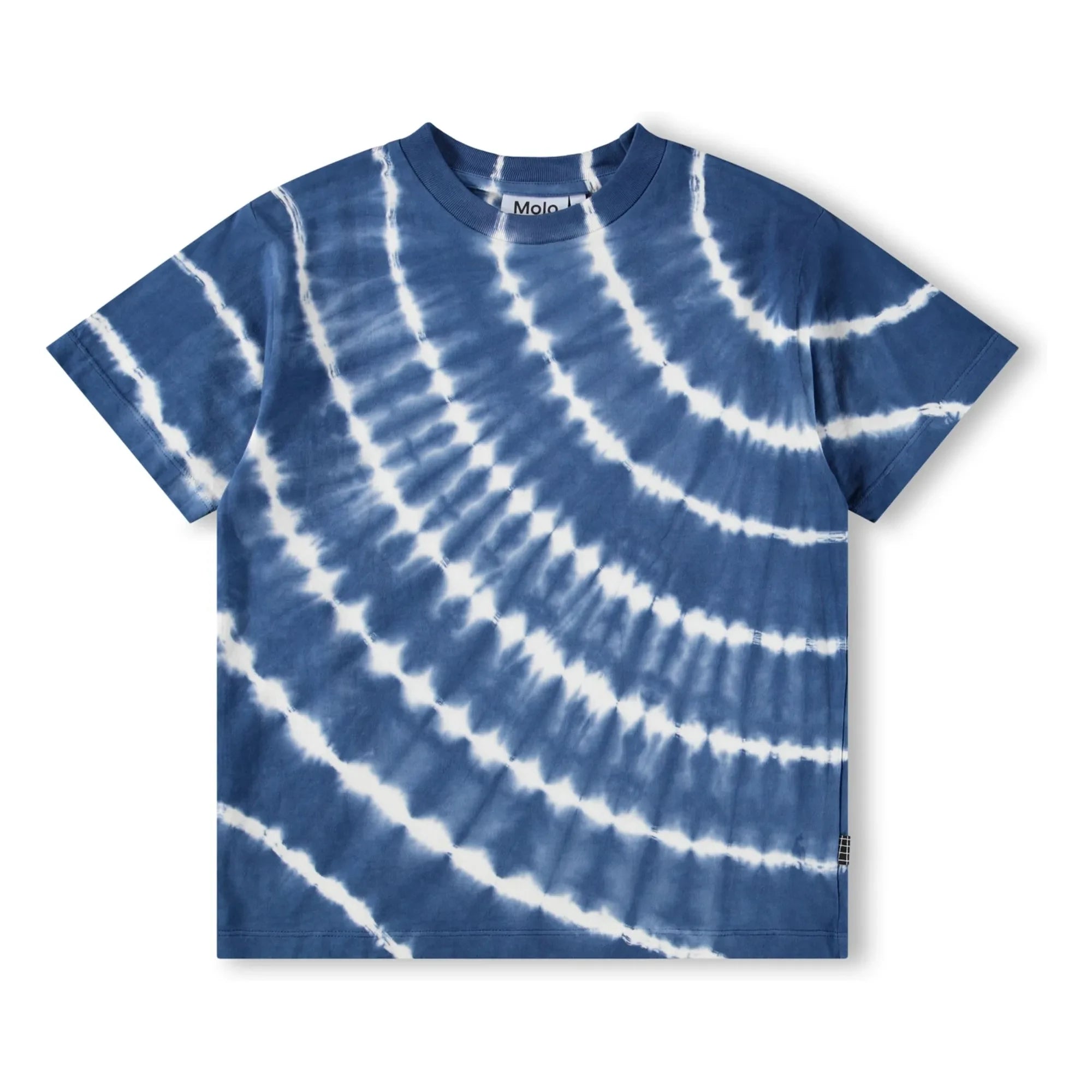 Molo - Riley Batik Bio-Baumwoll-T-Shirt | Blau