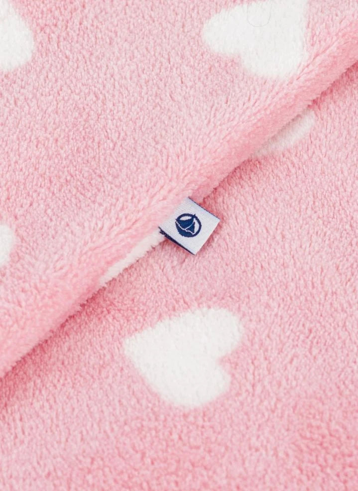 Petit Bateau - Polar Hearts Overall | Rosa