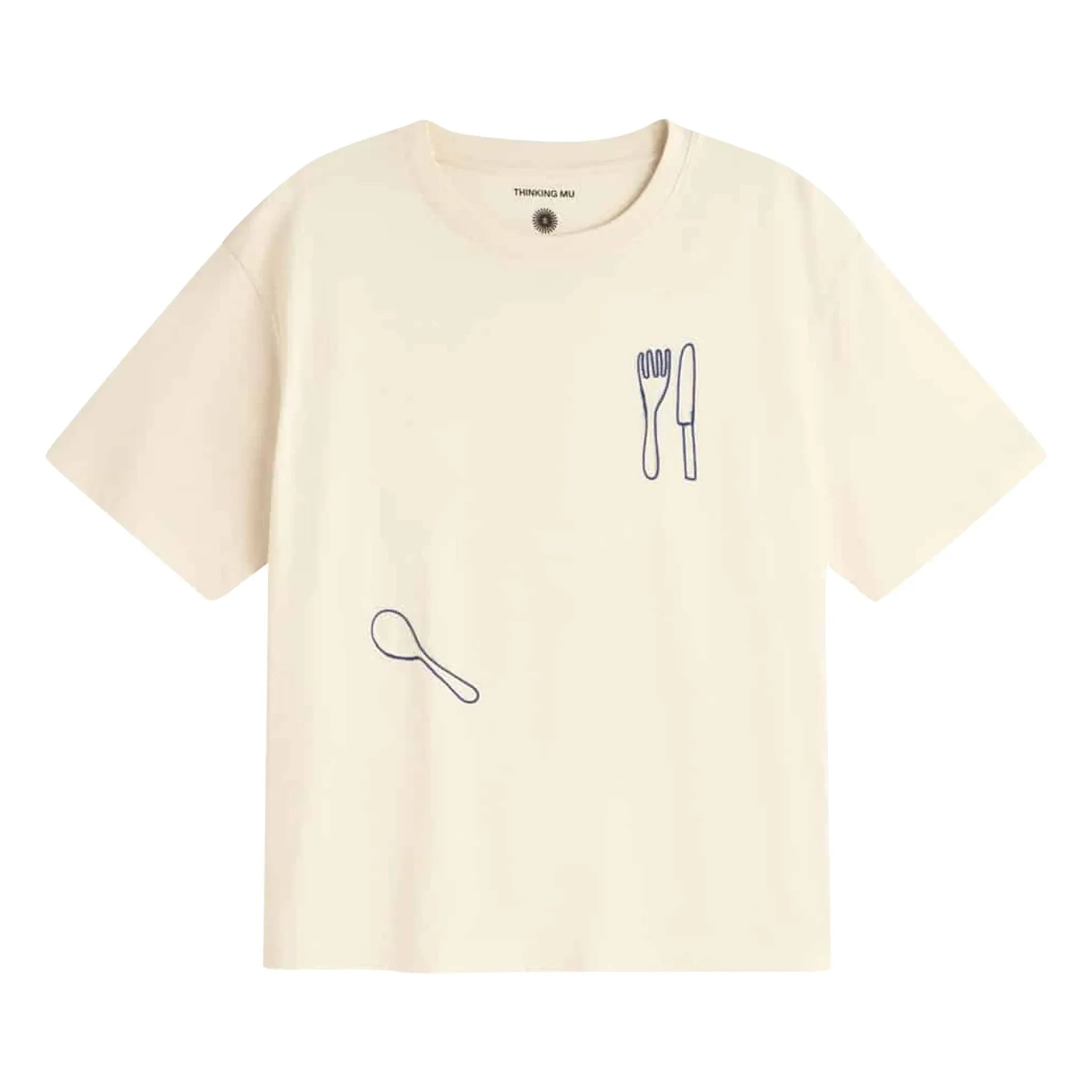 Thinking Mu - Lucia Bio-Baumwoll-T-Shirt | Ecru