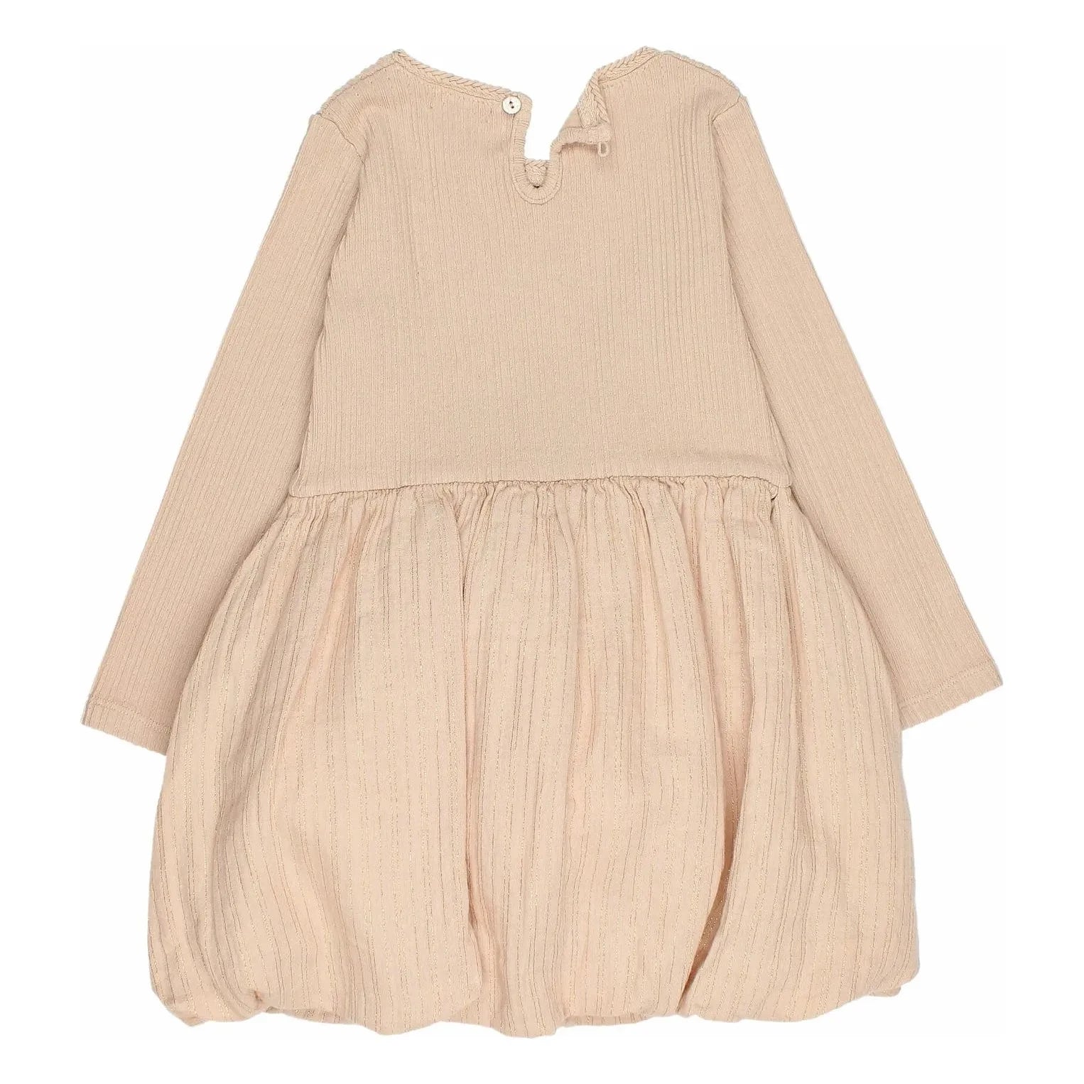 Búho - Kombinationskleid Lurex Bio-Baumwoll-Musselin | Rosa