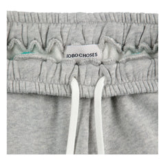 Bobo Choses – Jogginghose aus Bio-Baumwolle mit Haarband | Melange-Grau