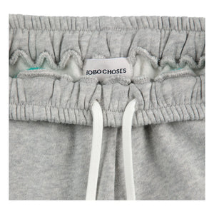 Bobo Choses – Jogginghose aus Bio-Baumwolle mit Haarband | Melange-Grau