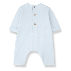 1+ in the family - Pointelle Margot Strampler | Hellblau