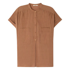 Sessùn - Camille Gestreifte Bluse | Braun