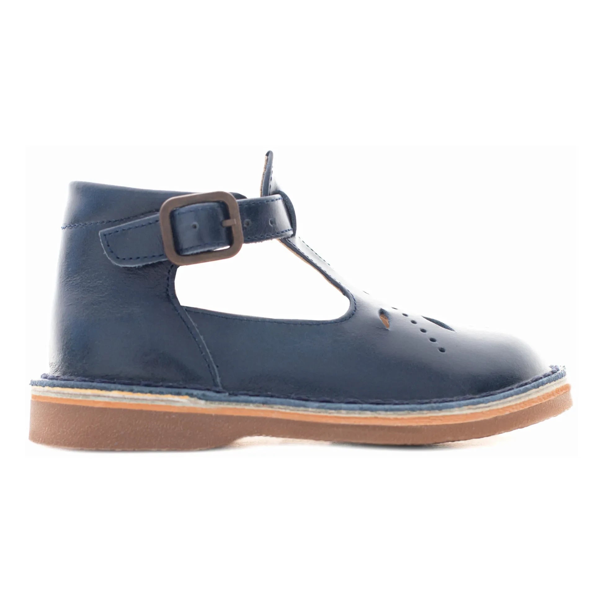Poppée - Mary Janes mit Lochstickerei | Navy
