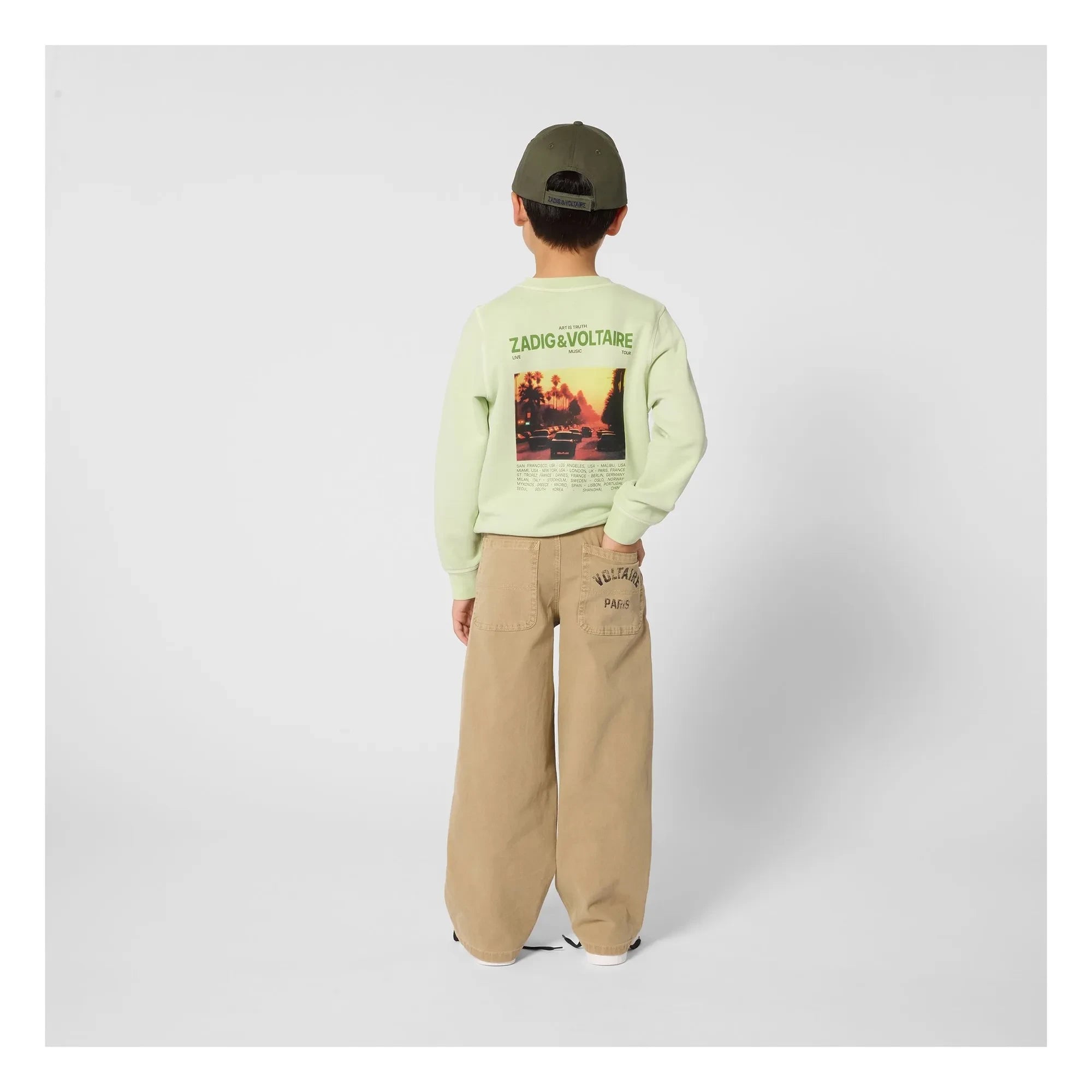 Zadig & Voltaire - Sweatshirt Art Is Truth | Hellgrün