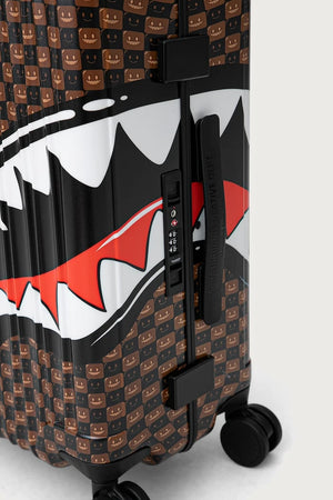 Sprayground - Braune Haifisch Reisetasche aus Paris 910CL327NSZ