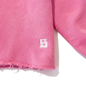 Smallable Kid - Sweatshirt aus Bio-Baumwolle in Blütenfarbe | Bonbonrosa
