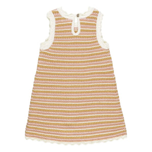 Rylee + Cru - Gestreiftes Kleid | Rosa