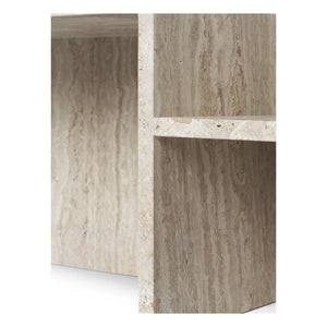 Ferm Living - Distinct Travertin Couchtisch | Beige