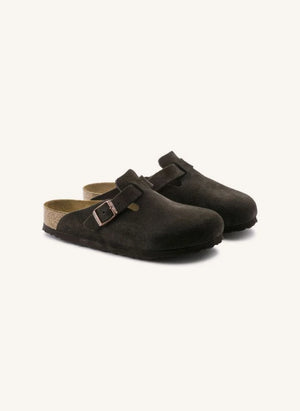 BIRKENSTOCK - Boston Wildleder-Clogs - Erwachsenenkollektion | Braun