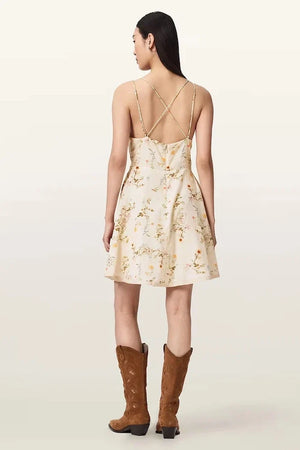 AllSaints viskon yazlık elbise CLAIRE