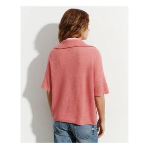 Bompard – Polo-Shirt aus Alpaka, Seide und Kaschmir | Zuckerrosa