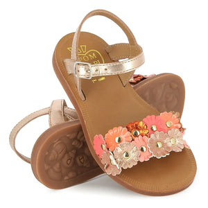 Pom d'Api - Plagette Multi Flo Sandalen | Kupferrot