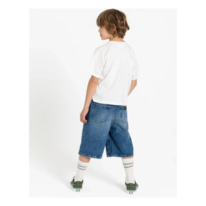 Finger in the nose - Bermuda Denim Oversize Sacha | Denim mavisi