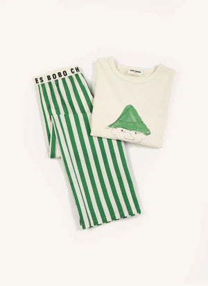 Bobo Choses - Bobo Choses Set aus Bio-Baumwoll-T-Shirt und -Hose | Grün
