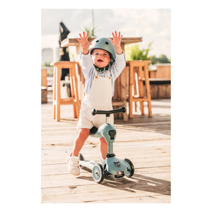 Scoot & Ride - Helm | Grau-Blau
