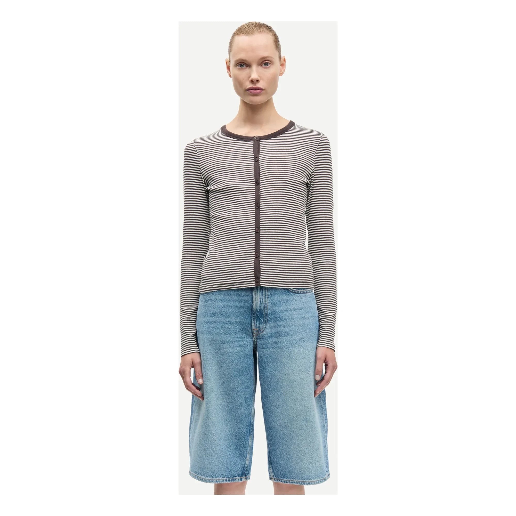 Samsoe Samsoe - Saalexo Cardigan aus Bio-Baumwolle | Braun