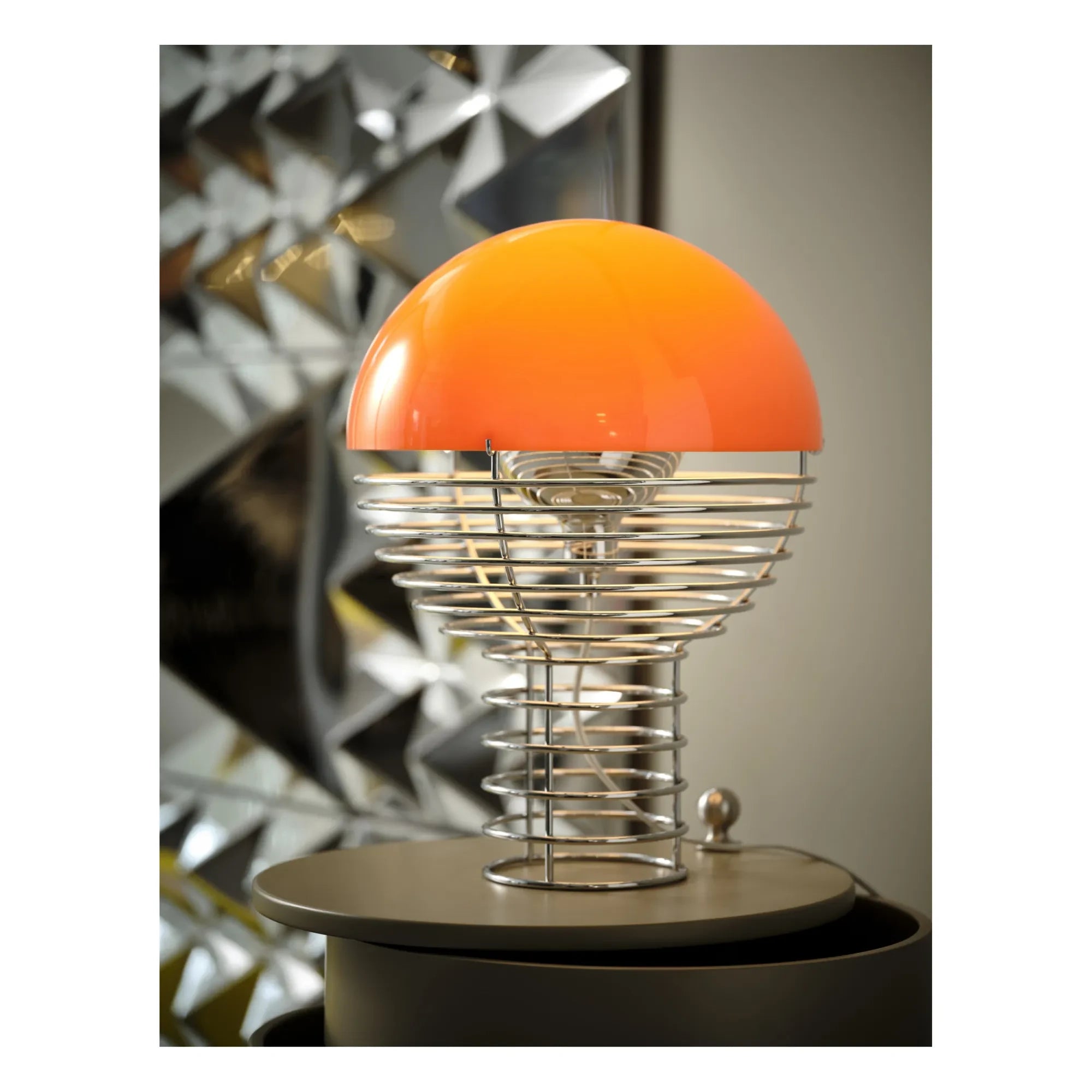 Verpan - Wire Tischleuchte - Verner Panton | Orange