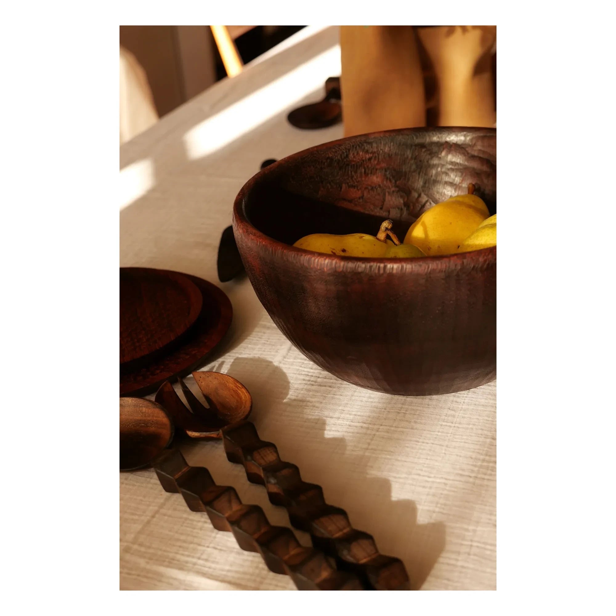 Woodmata - Teakholz-Salatservierset | Teak