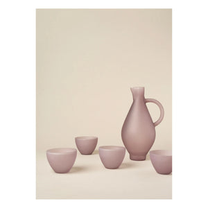 Los Objetos Decorativos – Krug aus Opal-Borosilikat | Mauve
