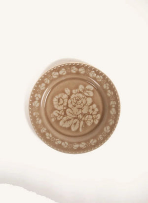 Olsson & Jensen - Rosen-Dessertteller - 6er-Set | Beige-Rosa