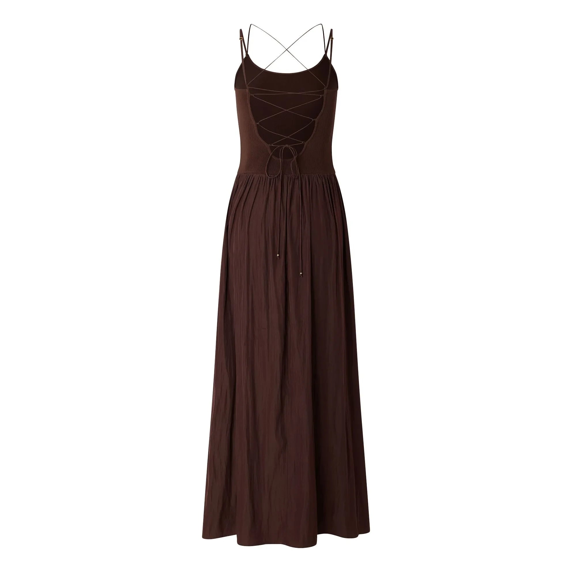 Sessùn - Sweet Mambo Recycelte Faser Kleid | Braun