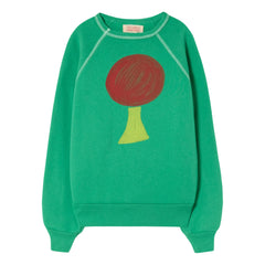 The Animals Observatory - Köpekbalığı Figürlü Sweatshirt | Yeşil